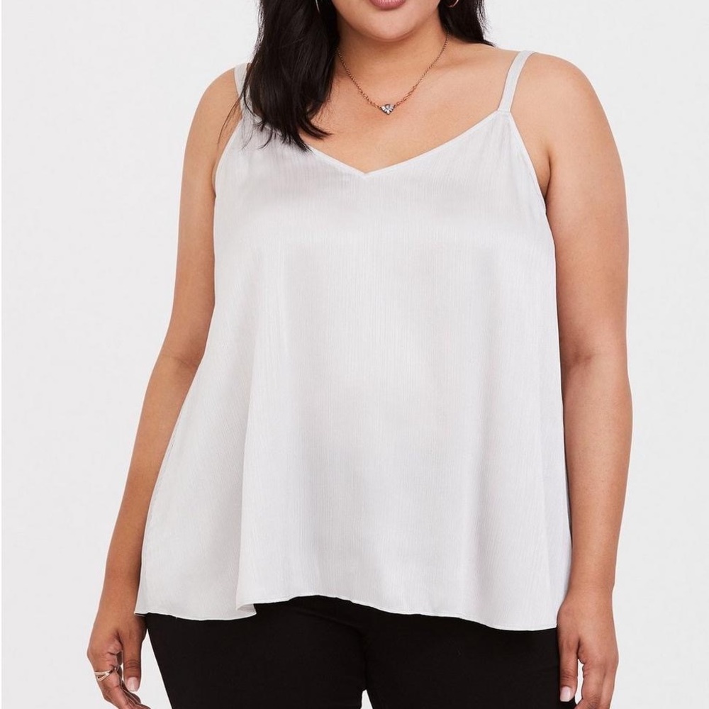 Torrid • Textured Silver Swing Cami